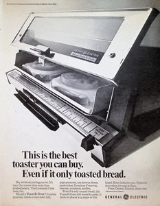 VINTAGE 1970s Print Ad ~ General Electric ~ ...the best toaster you can buy. - Picture 1 of 1