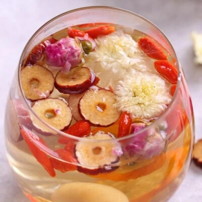 Té Babao Natural, Incluye Longan Goji Rosa Azufaifo Herbal Belleza Té Piel 160g Foto 1 de 4