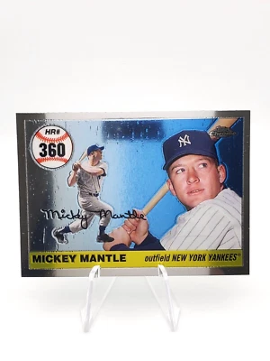 2007 Topps Chrome Home Run History Mickey Mantle #MHR360 - Image 1 of 2