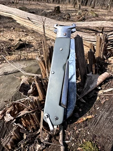 Vintage Jagd Klapp Multitul Messer UdSSR STIZ Moskau Selten - Bild 1 von 7