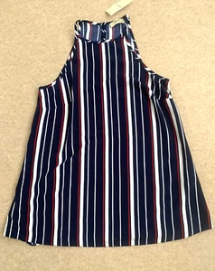 Papaya Stripe Top size 8 Blue Red & White Blouse - BNWT Gorgeous Top - Picture 1 of 3