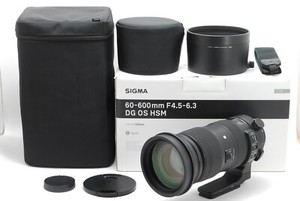 [MINT] Sigma 60-600mm f/4.5-6.3 DG OS HSM Sports Lens for Canon EF in Box JAPAN