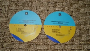 Randy Newman Land Of Dreams Paper Record Labels No LP Laminate for coasters - Picture 1 of 4