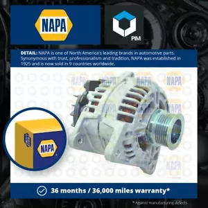 Alternator fits RENAULT CLIO Mk3 1.4 05 to 12 K4J780 NAPA 7711368458 8200323137 - Picture 1 of 2