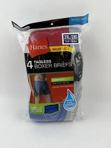 Hanes Big Herren 4 Pr. Boxershorts mit Comfortsoft Bund Größe 2X-Large/2XL - Bild 1 von 7
