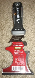 Husky Herramienta de Pintor 15 en 1 NUEVO con Etiquetas Acero Inoxidable - Imagen 1 de 2