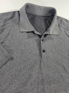 Camisa Polo Lululemon Para Hombres Metal Vent Tech Gris Oscuro XXL 2XL Rendimiento Elastizada - Imagen 1 de 11
