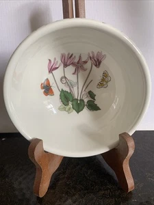 Portmeirion Pottery Botanic Garden 5 Inch Fruit Salad Bowl, Cyclamen Butterfly - Picture 1 of 4