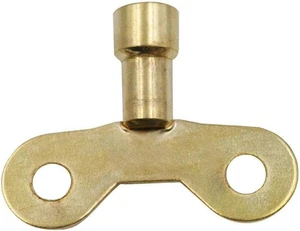 Llave de purga de plomería de radiador dorado para ventilación de aire, latón macizo, radiador de hogar antiguo - Imagen 1 de 12