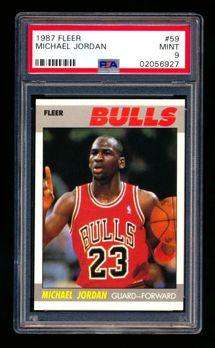 Michael Jordan Basketball Grade 9 1987-88 Season Sports Trading