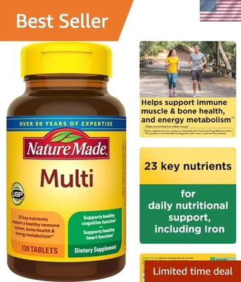 Multivitamínico D3 Hierro 130 unidades Foto 1 de 4