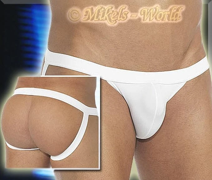 Dessous - Markanter White Jock String ouvert  - Bild 1 von 1