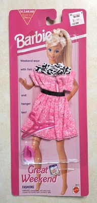 Винтажная Барби Great выходные моды наряд покупки 1993 Mattel новый #68014 - Изображение 1 из 3