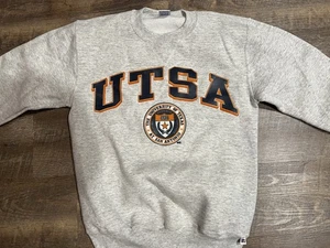 Herren Vintage UTSA Crew Sweatshirt - Large - Neu - Bild 1 von 2