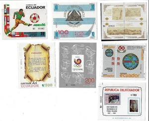 Ecuador: 50 hojas de recuerdo diferentes, MNH, 2º centenario, EC99 - Imagen 1 de 12