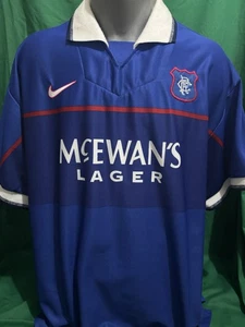 Rangers Home Shirt 1997/98 X-Large Official Rare And Vintage - Picture 1 of 8