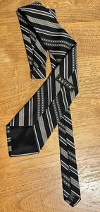 Corbata Ketch Vintage Poliéster Rayas 100% Poliéster Hecha en EE. UU. - Imagen 1 de 5