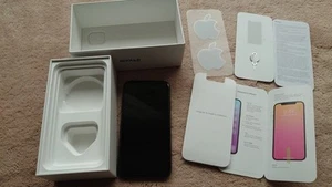 Black 64GB Apple iPhone 11 On O2 With Original Box - Zdjęcie 1 z 17