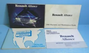 83 1983 Renault Alliance owners manual - Picture 1 of 1