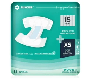 SUNKISS TrustPlus Pannolini Adulti Massimo Assorbimento x15 Slip Monouso - Foto 1 di 5