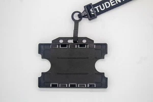 Premium Student Neck Lanyard with ID Card Pass Badge Holder - Fast and Free P&P - Picture 1 of 26