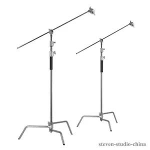2 set* Kit supporto a C rimovibile 3,3 m 40"" base tartaruga + braccio Gobo + testa impugnatura - Foto 1 di 5