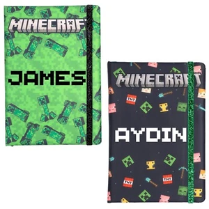 Minecraft Personalisiertes Notizbuch für Jungen 96 Seiten Minecraft Geschenk Journal Tagebuch - Bild 1 von 17
