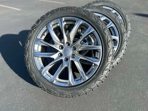 2024 Wheels Rims Tires 22" GMC Sierra Yukon Chevy Silverado 1500 Tahoe OEM Specs - Picture 1 of 4