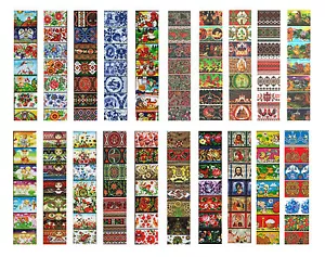 LOT 20 HEAT SHRINK WRAP SLEEVE STICKER DECORATION EASTER 7 EGG PYSANKA STICKER - Imagen 1 de 1