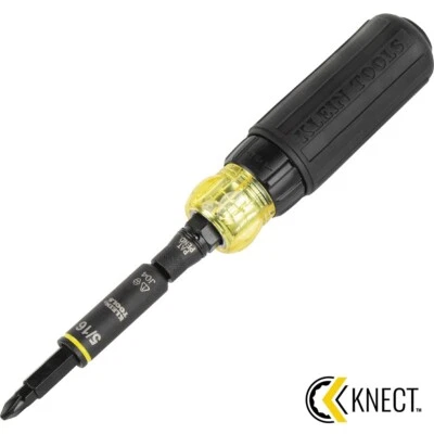 Klein Tools 32500HDRT KNECT™ 11-in-1 Ratcheting Impact Rated Screwdriver - Image 1 of 4
