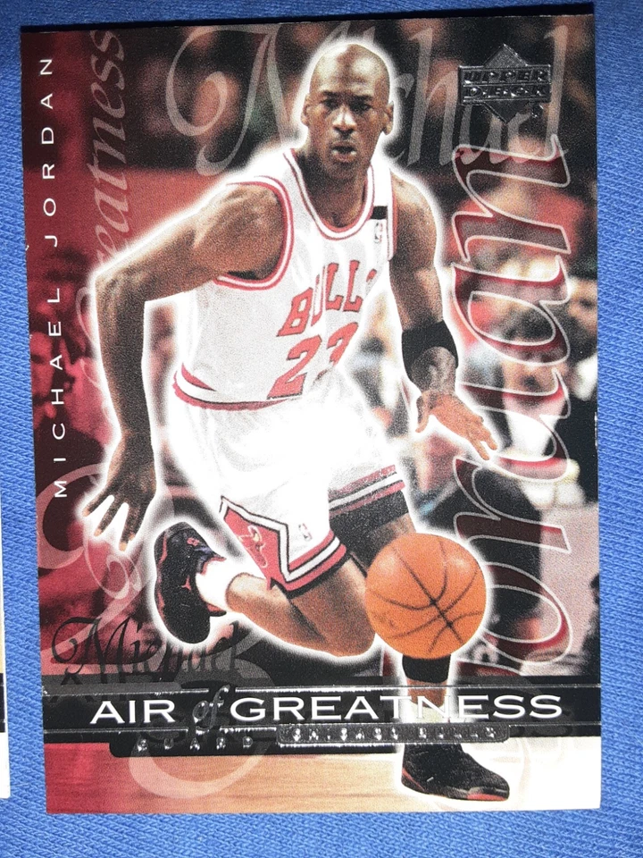 1999-00 Upper Deck Chicago Bulls Basketball Card #137 Michael Jordan AIR OF GREA - Image 1 of 1