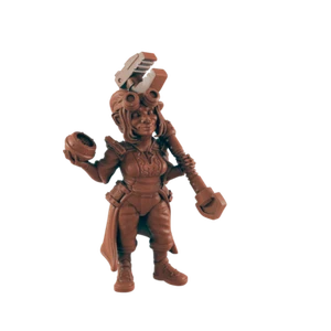 Gnomo Femmina Meccanico - Bulloni e Zolfo - Mini - EC3D - Steampunk - SciFi R - Foto 1 di 3