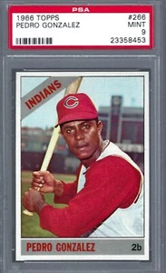 1966 Topps #266 PSA 9 Pedro Gonzalez Indians 266 - Picture 1 of 2