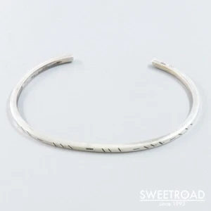 Oscar Geidel New Indian Bangle SV925 Width 2.5mm - Picture 1 of 4