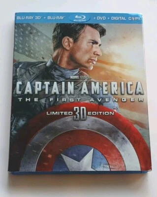 Captain America The First Avenger Limited 3D Edition Blu-ray, 3D Blu-ray, Dvd... - Image 1 of 4