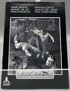 Pit-Fighter (Atari Lynx, 1992) Manual Only - Picture 1 of 2