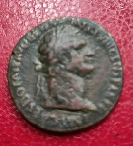 IMPERIO ROMANO. AÑO 88/89 D.C.  DOMICIANO.  AS. PESO 11 GR.  REF A/F - Picture 1 of 2