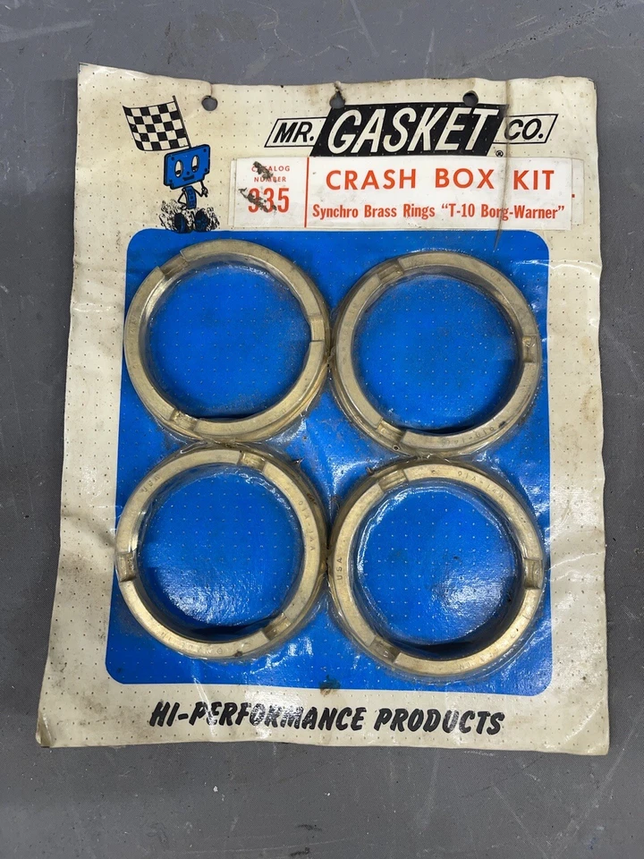NOS Vintage Mr. Gasket T10 Crash Box Kit Super T-10 Borg Warner Synchro Bronze - Imagem 1 de 4