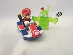 2018 Hot Wheels Mario Kart Mario and RARE Trash Pack Checker Flag - Picture 1 of 5