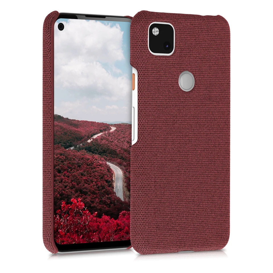 Back Cover Rigida per Google Pixel 4a in plastica e tessuto - Immagine 1 di 4