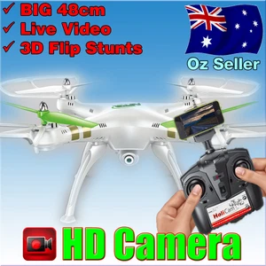 2.4GHz RC Quadcopter 6-Axis 4CH Gyro Helicopter Drone HD Video Streaming Camera - Picture 1 of 18
