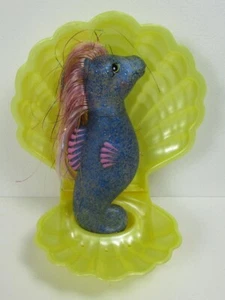 HQG1C G1 Style Sea Pony Custom Sparkle Sapphire Seas mit gelber Muschel Neu lose - Bild 1 von 9