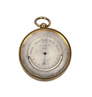 Ancien baromètre de poche anglais / altimètre / thermomètre par E.G. Bois