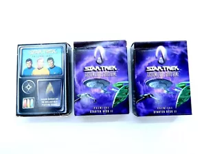 2 Packs Star Trek CCG Starter Deck II and 65 Collectible Playing Card Game Pack - Picture 1 of 7