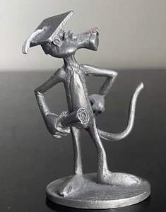 Vintage SPOONTIQUES 1981 Pewter UAC A61 Graduation Figur RARE! - Bild 1 von 9