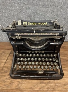 Antique Underwood Standard 6 10 Manual Typewriter Made In USA Parts Or Repair JD - Picture 1 of 17