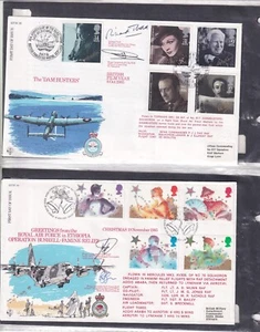 1981/85 RAF SIGNED FIRST DAY COVERS 40 - Picture 1 of 20