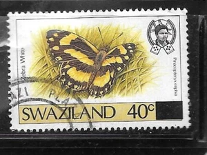 SWAZILAND SC#577 1990 BUTTERFLY XF USED SURCHARGE DEFINITIVE OLD VINTAGE STAMP - Picture 1 of 1