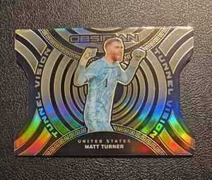 23-24 Panini Obsidian Matt Turner Tunnel Vision Electric Etch Yellow /10 USMNT - Picture 1 of 3