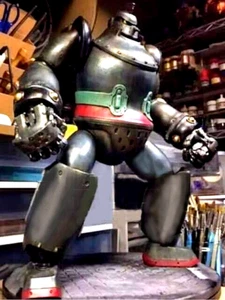 12"Big Black Robot Japanese Anime Unbuilt Unpainted Resin Model Kit none scale - Picture 1 of 3